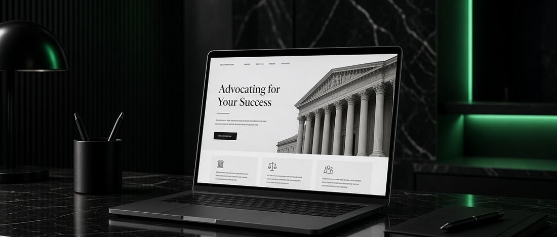 A web design agreement open on a laptop